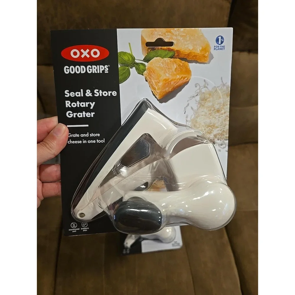 OXO Good Grips Seal & Store Rotary Cheese Grater Lot of 3 NEW Sealed Pasta Party